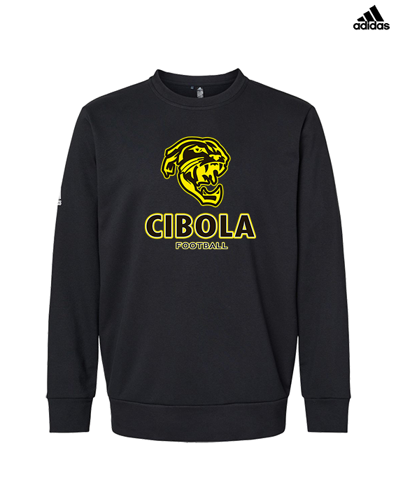 Cibola HS Football Stacked - Mens Adidas Crewneck
