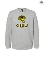 Cibola HS Football Stacked - Mens Adidas Crewneck