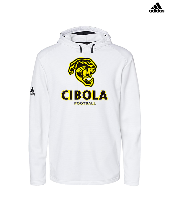 Cibola HS Football Stacked - Mens Adidas Hoodie