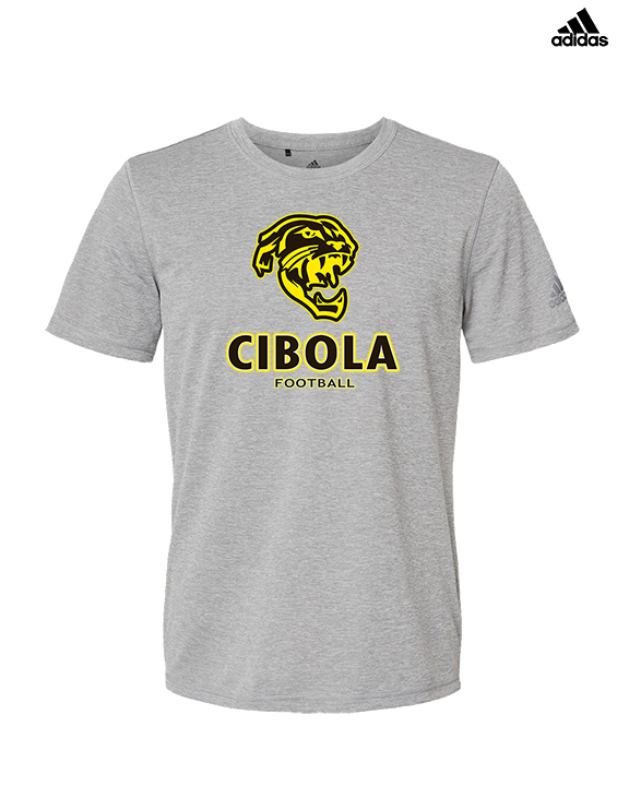 Cibola HS Football Stacked - Mens Adidas Performance Shirt