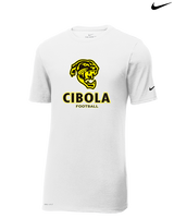 Cibola HS Football Stacked - Mens Nike Cotton Poly Tee