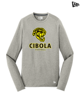 Cibola HS Football Stacked - New Era Performance Long Sleeve