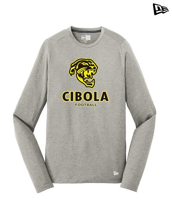 Cibola HS Football Stacked - New Era Performance Long Sleeve