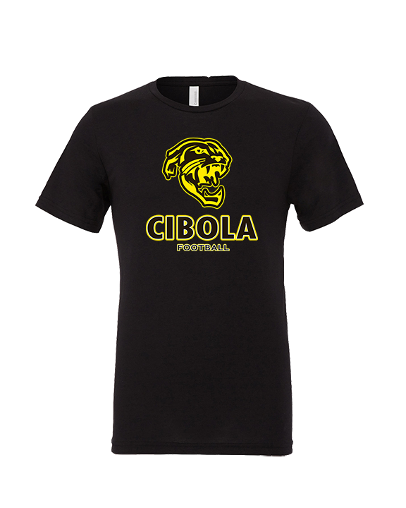 Cibola HS Football Stacked - Tri-Blend Shirt