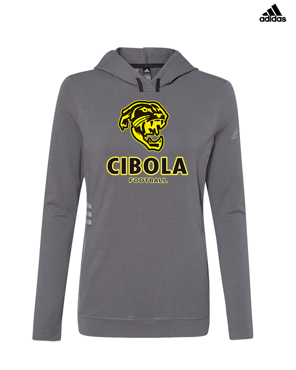 Cibola HS Football Stacked - Womens Adidas Hoodie