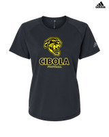 Cibola HS Football Stacked - Womens Adidas Performance Shirt
