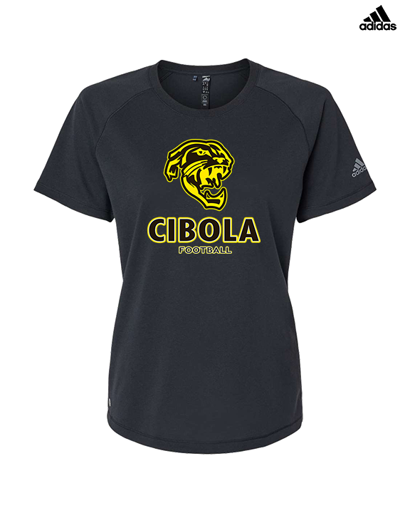 Cibola HS Football Stacked - Womens Adidas Performance Shirt