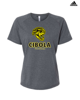 Cibola HS Football Stacked - Womens Adidas Performance Shirt