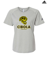 Cibola HS Football Stacked - Womens Adidas Performance Shirt