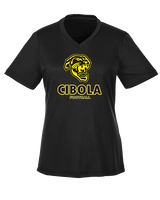 Cibola HS Football Stacked - Womens Performance Shirt
