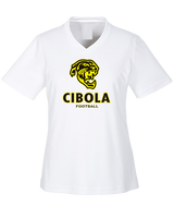 Cibola HS Football Stacked - Womens Performance Shirt
