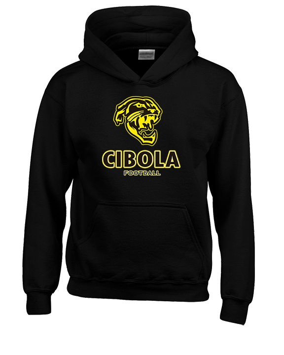 Cibola HS Football Stacked - Youth Hoodie