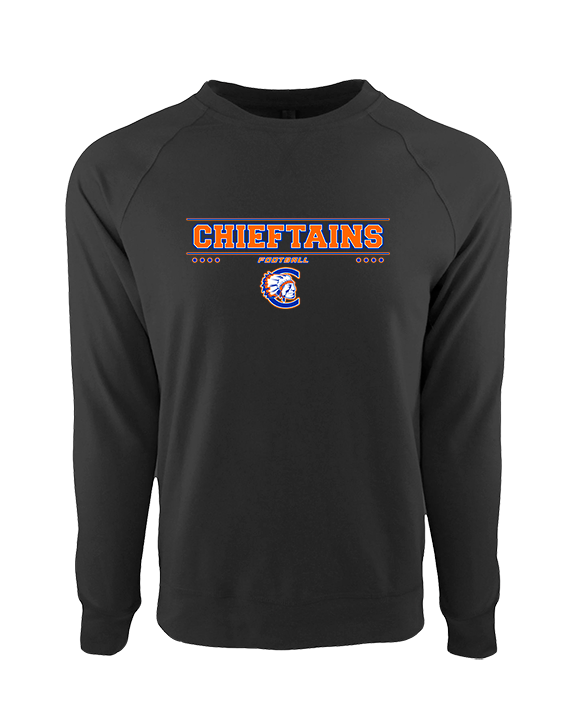 Clairemont HS Football Border - Crewneck Sweatshirt