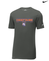 Clairemont HS Football Border - Mens Nike Cotton Poly Tee
