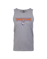 Clairemont HS Football Border - Tank Top
