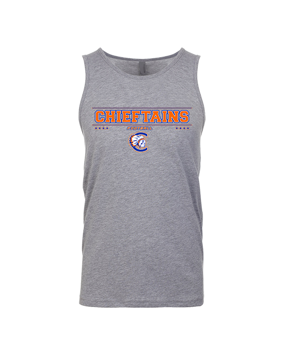 Clairemont HS Football Border - Tank Top