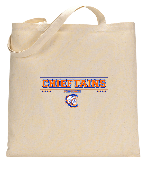 Clairemont HS Football Border - Tote