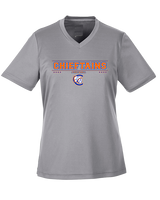 Clairemont HS Football Border - Womens Performance Shirt