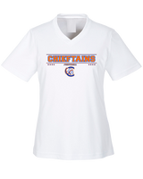 Clairemont HS Football Border - Womens Performance Shirt