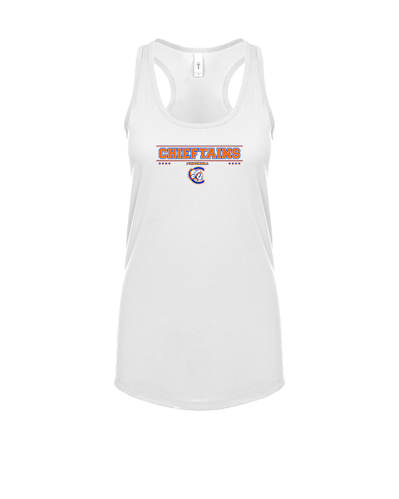 Clairemont HS Football Border - Womens Tank Top