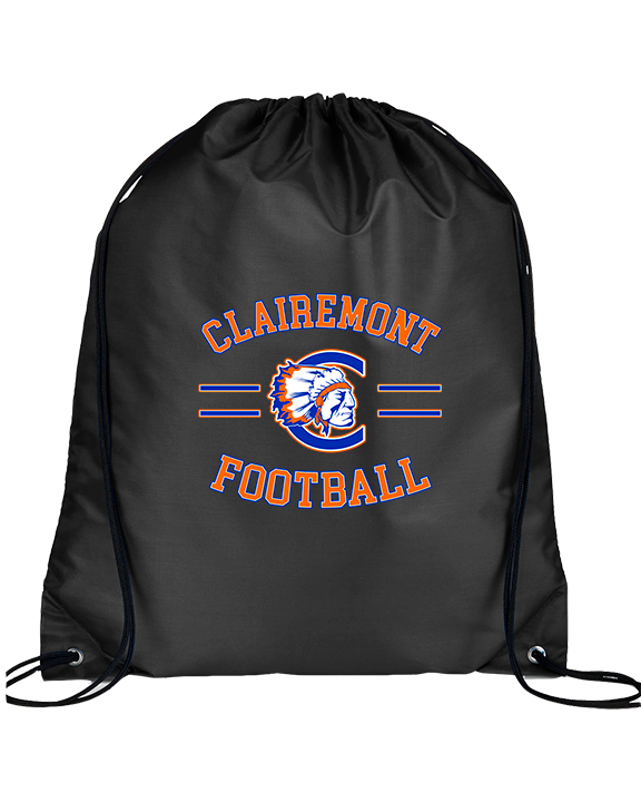Clairemont HS Football Curve - Drawstring Bag