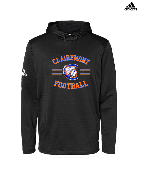 Clairemont HS Football Curve - Mens Adidas Hoodie
