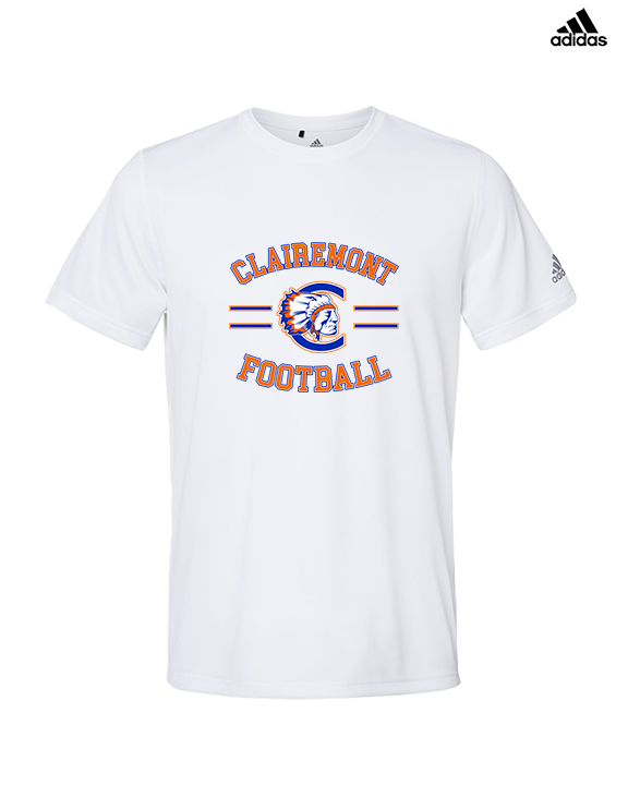 Clairemont HS Football Curve - Mens Adidas Performance Shirt