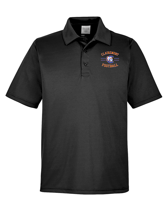 Clairemont HS Football Curve - Mens Polo