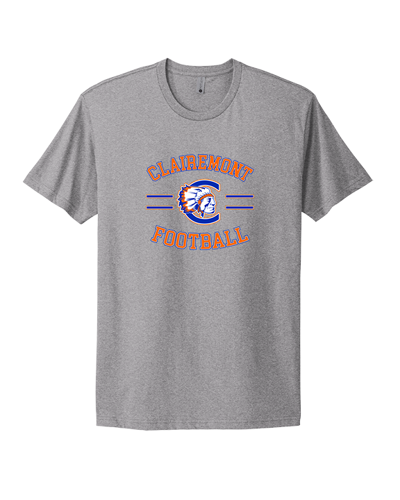 Clairemont HS Football Curve - Mens Select Cotton T-Shirt