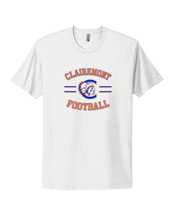 Clairemont HS Football Curve - Mens Select Cotton T-Shirt