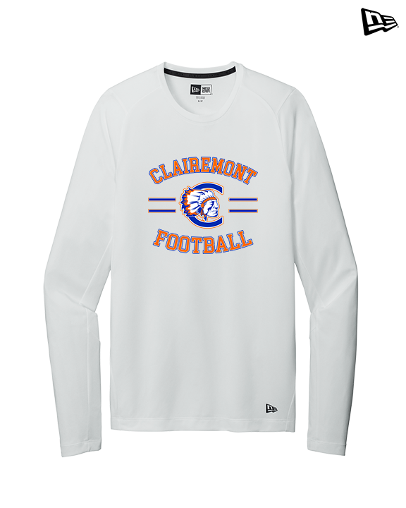 Clairemont HS Football Curve - New Era Performance Long Sleeve