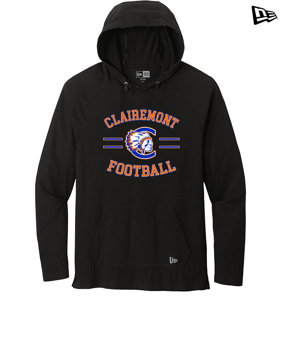 Clairemont HS Football Curve - New Era Tri-Blend Hoodie