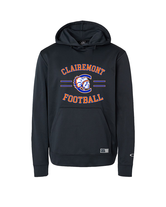 Clairemont HS Football Curve - Oakley Performance Hoodie
