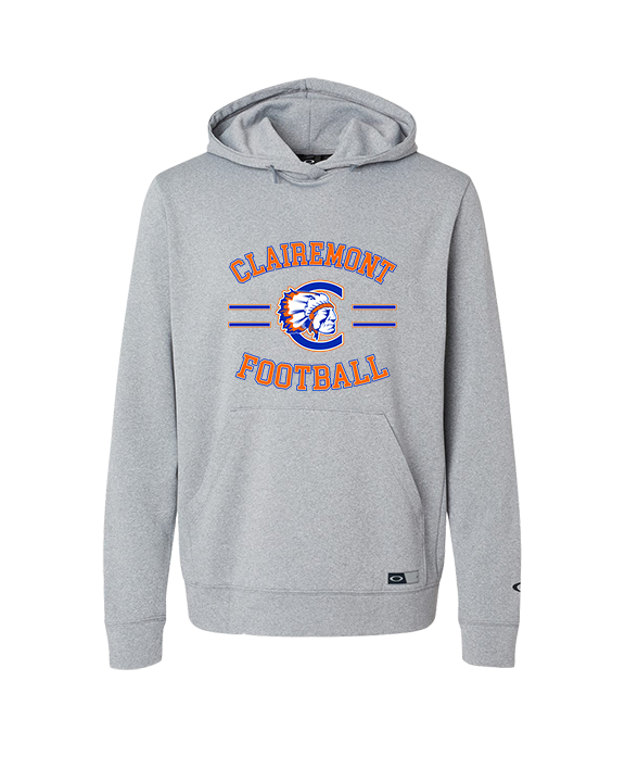 Clairemont HS Football Curve - Oakley Performance Hoodie