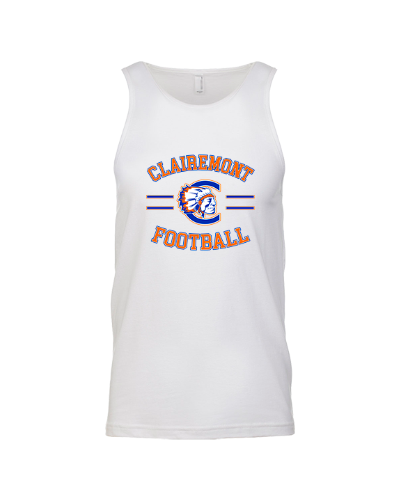 Clairemont HS Football Curve - Tank Top