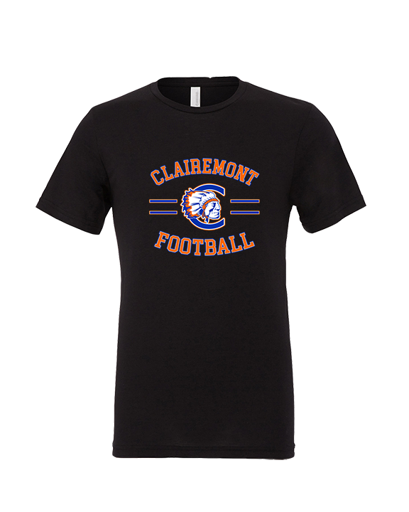 Clairemont HS Football Curve - Tri-Blend Shirt