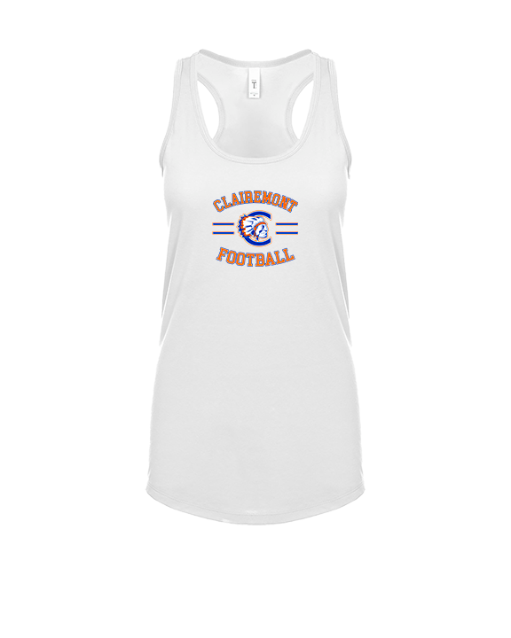 Clairemont HS Football Curve - Womens Tank Top