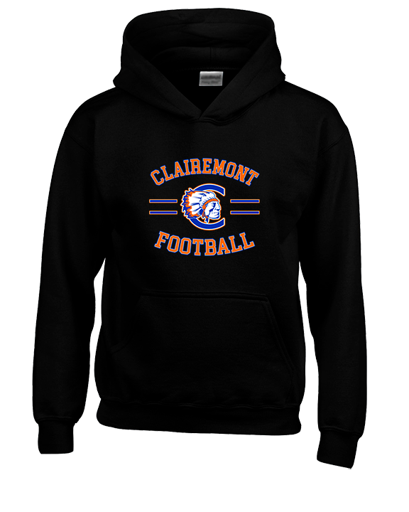 Clairemont HS Football Curve - Youth Hoodie