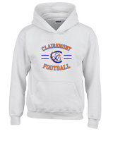 Clairemont HS Football Curve - Youth Hoodie