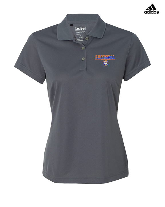 Clairemont HS Football Cut - Adidas Womens Polo