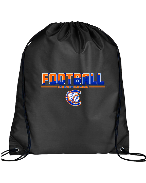 Clairemont HS Football Cut - Drawstring Bag