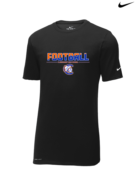 Clairemont HS Football Cut - Mens Nike Cotton Poly Tee