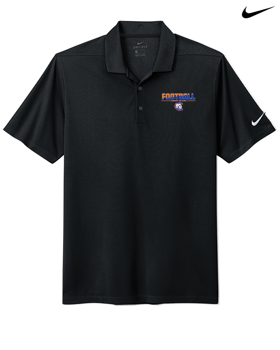 Clairemont HS Football Cut - Nike Polo