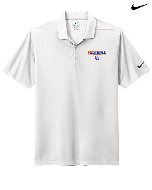 Clairemont HS Football Cut - Nike Polo