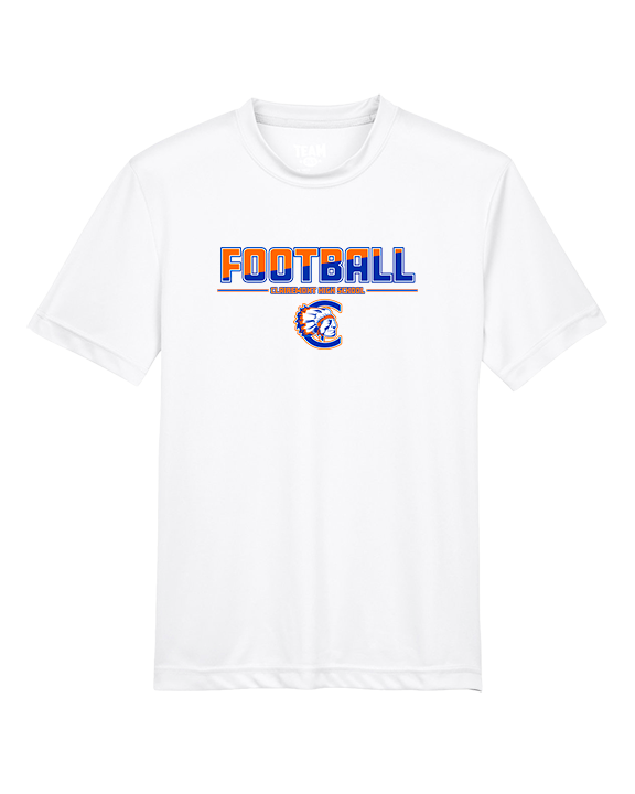 Clairemont HS Football Cut - Youth Performance Shirt