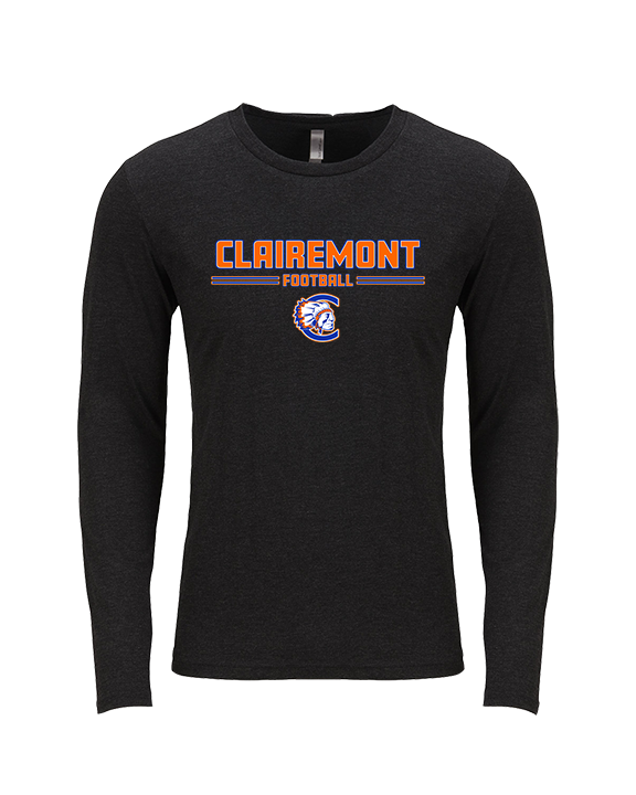 Clairemont HS Football Keen - Tri-Blend Long Sleeve