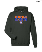 Clairemont HS Football Nation - Nike Club Fleece Hoodie