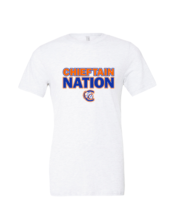 Clairemont HS Football Nation - Tri-Blend Shirt