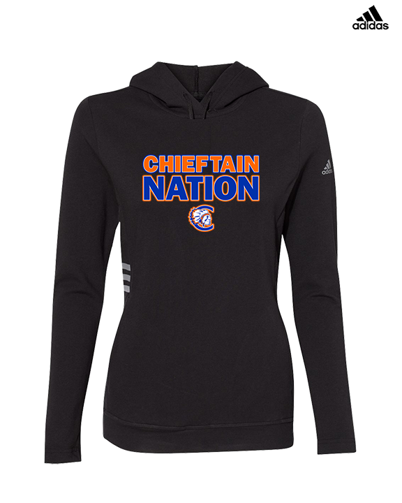 Clairemont HS Football Nation - Womens Adidas Hoodie