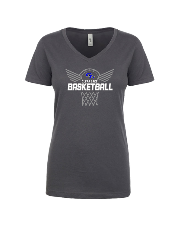 Clear Lake HS Nothing but Net - Women’s V-Neck